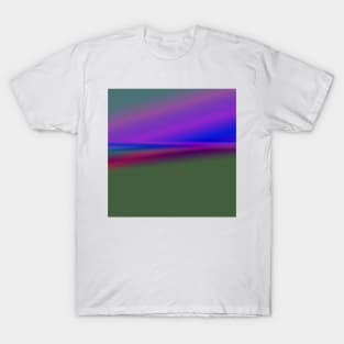 GREEN PINK TEXTURE ART T-Shirt